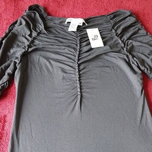 Max studio scrunch top NWT